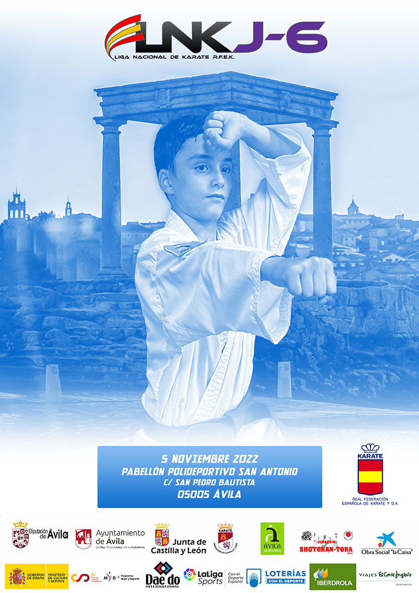 Este fin de semana, la Liga Nacional de K&aacute;rate aterriza en &Aacute;vila